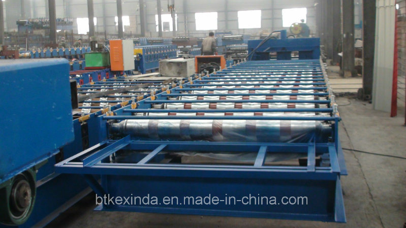 Kxd 960 Aluminum Roofing Sheet Glazed Tile Roll Forming Machine