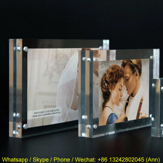 High Quality Magnetic Plexiglass Acrylic Photo Frame