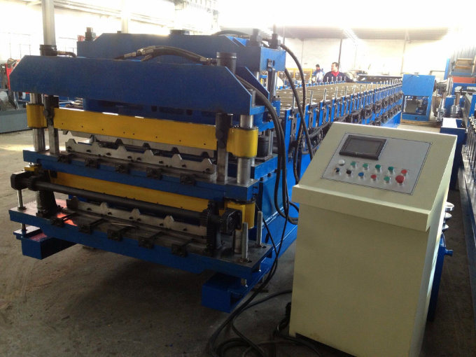 Double-Layer Steel Roof Panel Roll Forming Machine Rollforming