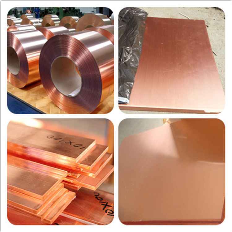 China Supply Copper Plate Price 99.99%, Oxygen Free Copper