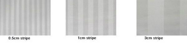 100% Cotton 300tc 0.5cm/1cm/3cm Stripe Hotel Textile Hotel Bed Linen