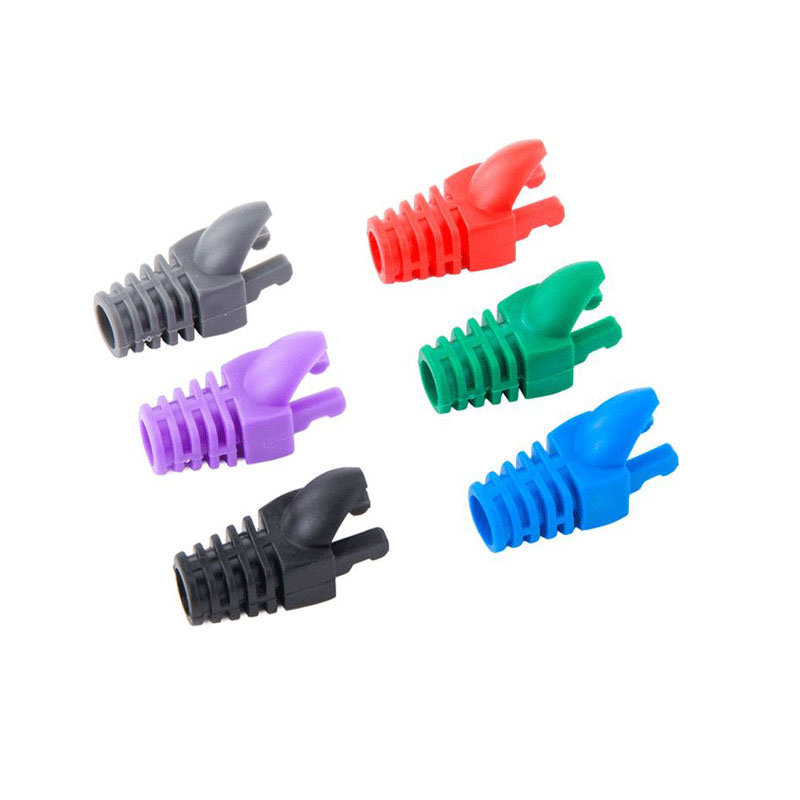 Network RJ45 Rubber PVC Modular Plug Cable Boot for Cat5e CAT6 LAN Cable