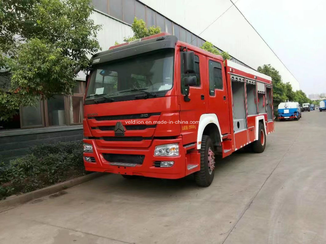 4X2 Sinotruk Fire Truck, Fire Engine Jetting, Fire Fighting Truck