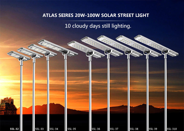 All in One Intergrated Solar Street Lights