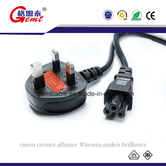 OEM Manufacture 1.2m Black BS Approved UK AC Power Cord