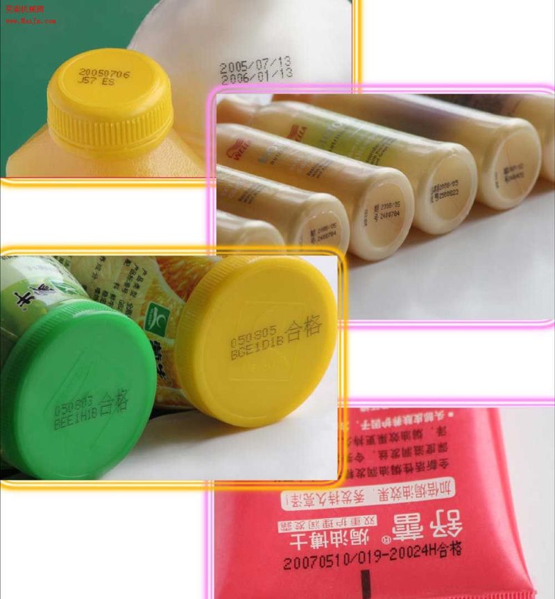 Fuluke Automatic Bottle Date Code Printing Machine with Conveyor Belt