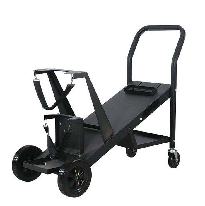 Industrial Metal Goods Trolly Carts Trolleys Iron Heavy Duty Hand Trolley