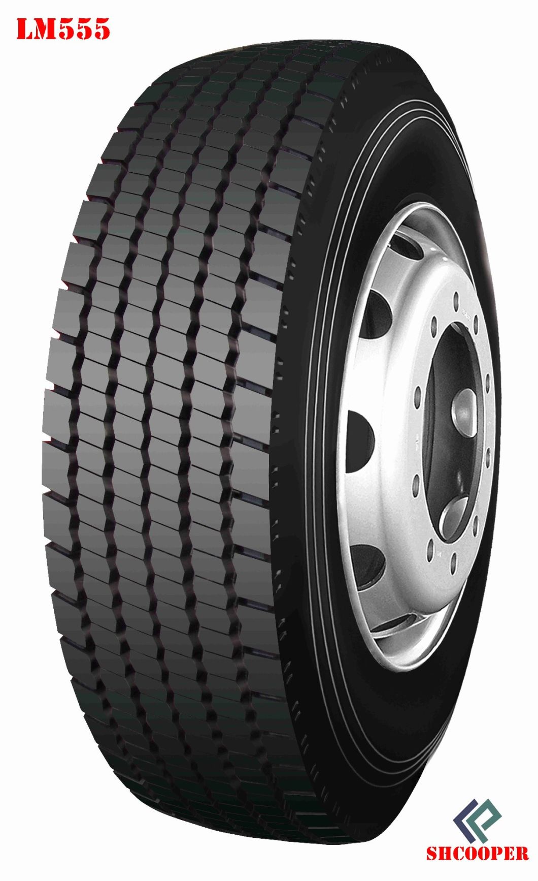 Heavy Truck Tyre / Tubeless Rubber Tyres / Trailer Tyre 555