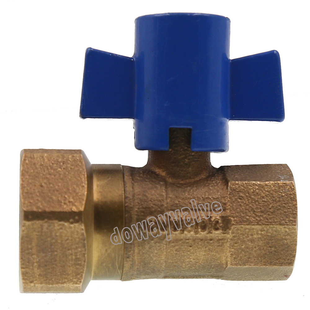 Bronce Water Ball Valve with Butterfly Handle