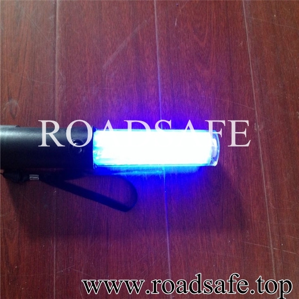 Rechargeable Signal Baton LED Warning Strobe Flashing Traffic Baton Torch