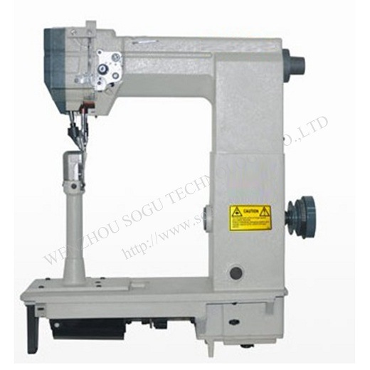 Xs0406 Double Needle Driven Roller Presser Post-Bed Lockstitch Sewing Machine