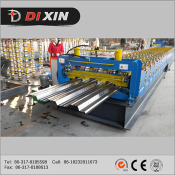 Steel Structure Metal 688 Deck Roll Forming Machine Floor Decking Steel Galvanized Floor Decking Roll Forming Machine