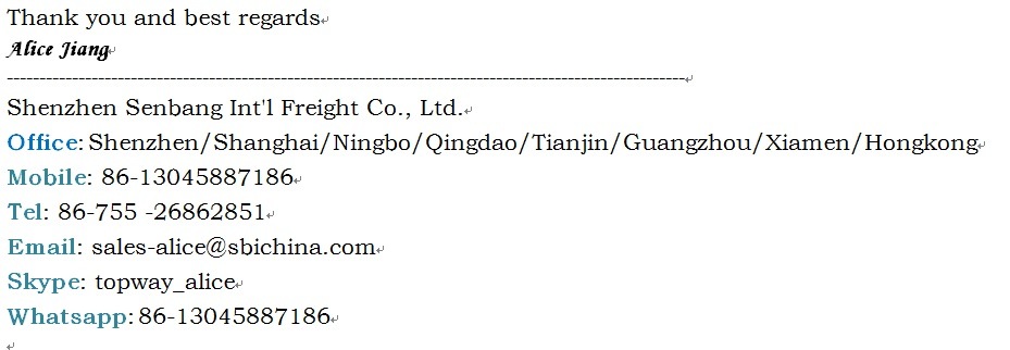 Cheap Shipping Freight From Shenzhen to Cartagena