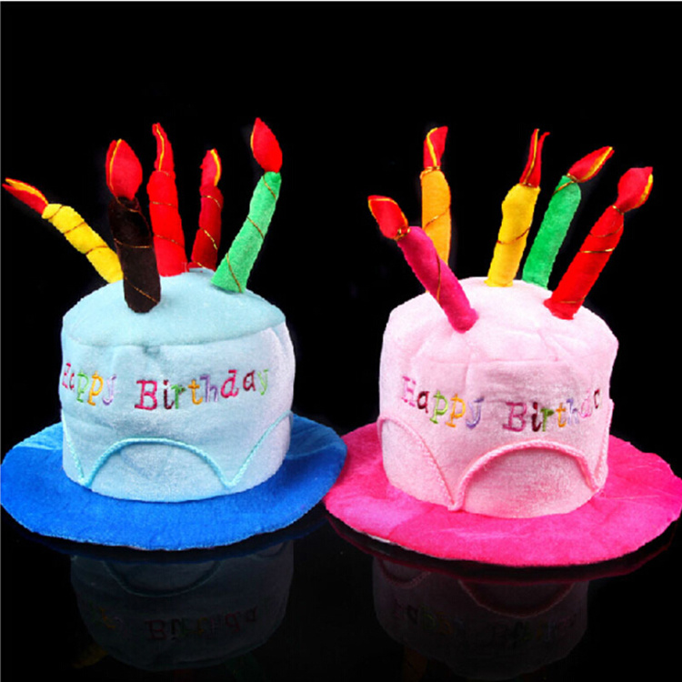 Funny Party Hats Birthday Cake with Candles Hat - Hilarious Birthday Cake with Candles Hat