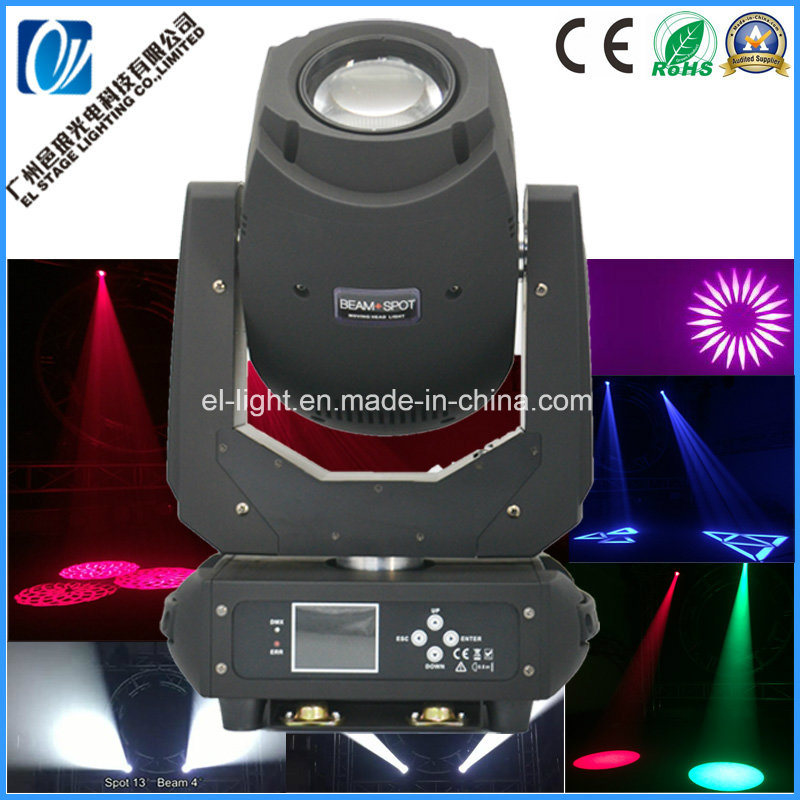 Super Bright New Model Light 200W LED Moving Head Spot Beam Light with Flight-Case