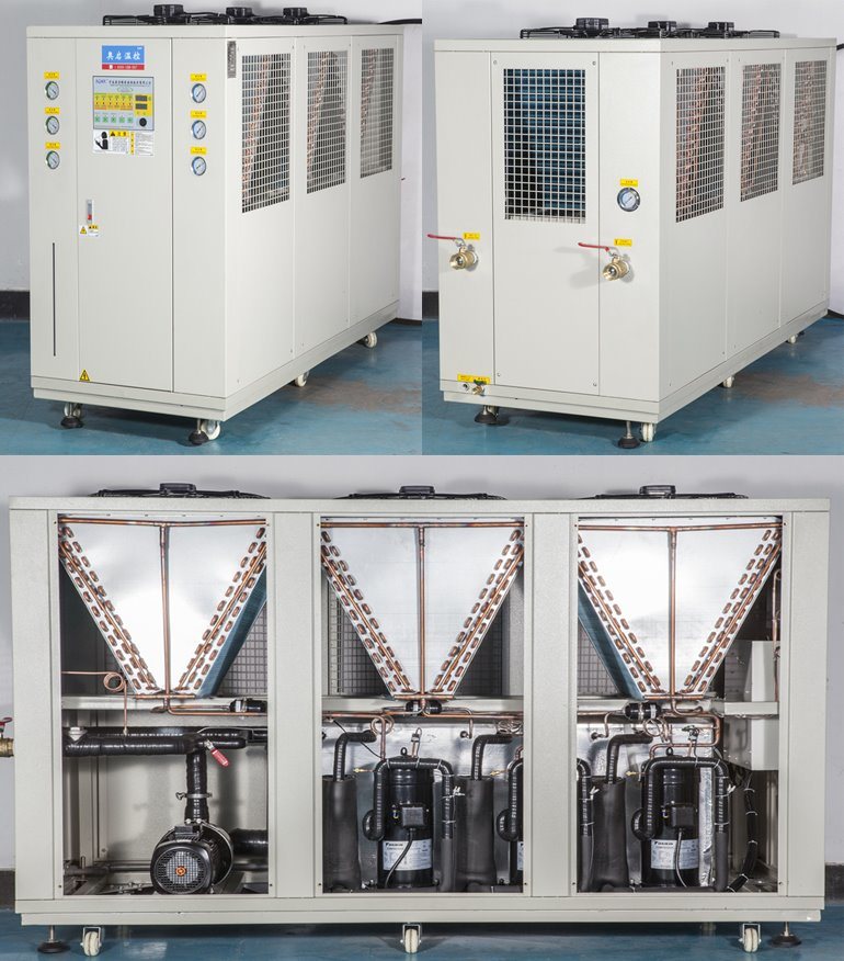 36.69kw Cooling Capacity High Efficiency Industrial Scroll Type Air Cooled Water Chiller