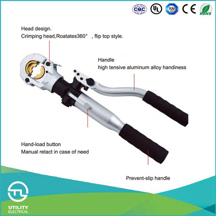 Utl Multi-Function 10 Ton Crimping Force Hydraulic Tool