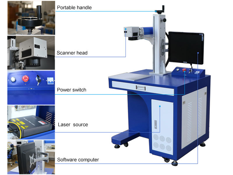 Jewellery Cutting Engraving Laser Machine 50W 100W