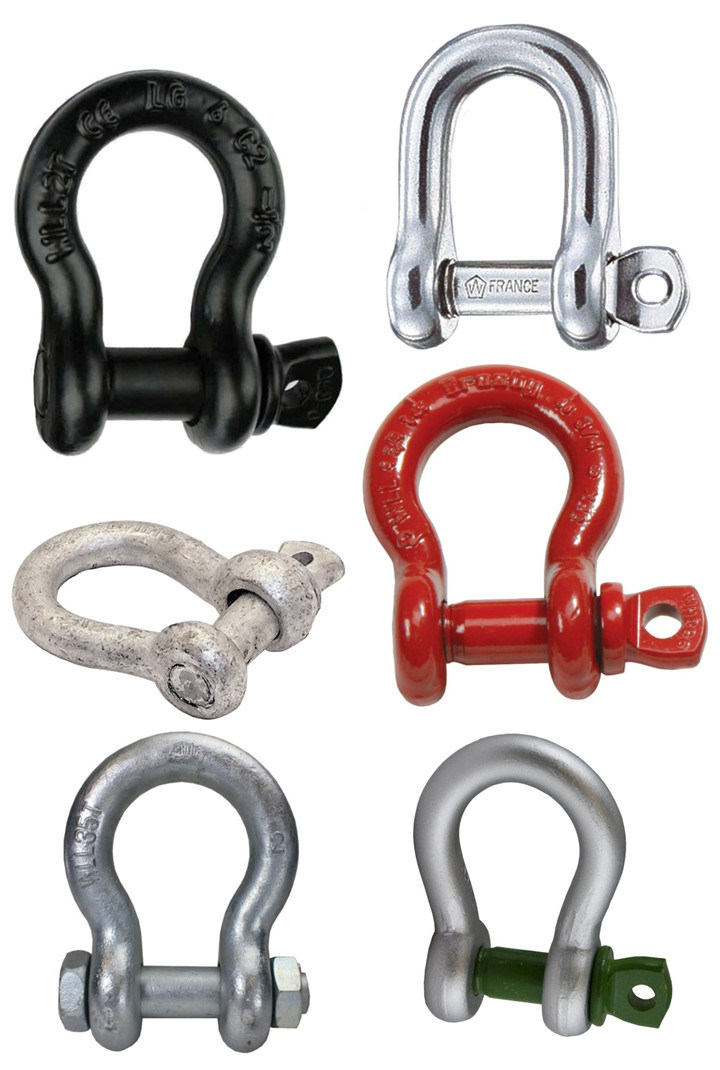 Hot Forged Stainless Steel 304/316 Bow Shackle Marine JIS Type Bow Shackle