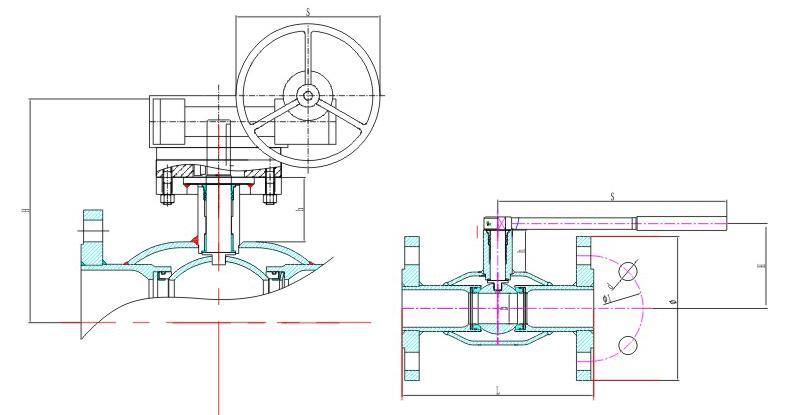 GOST All-Welded Standard Port Natural Gas Flanged Ball Valve