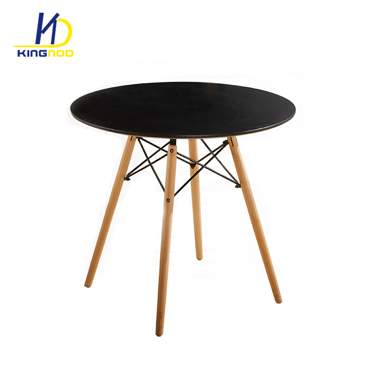 China Supplier Wholesale Emes Leisure Table Modern MDF Round Dining Table