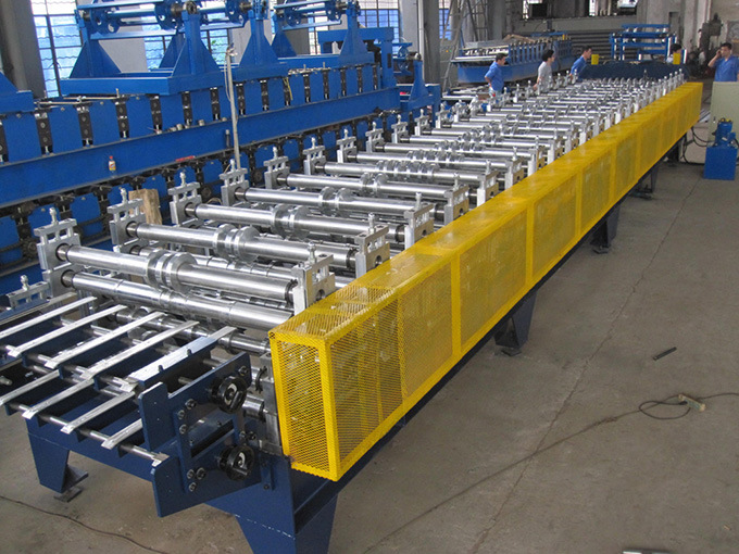 Double Layer Ibr Trapezoidal Metal Aluminum Roofing Roll Forming Machine