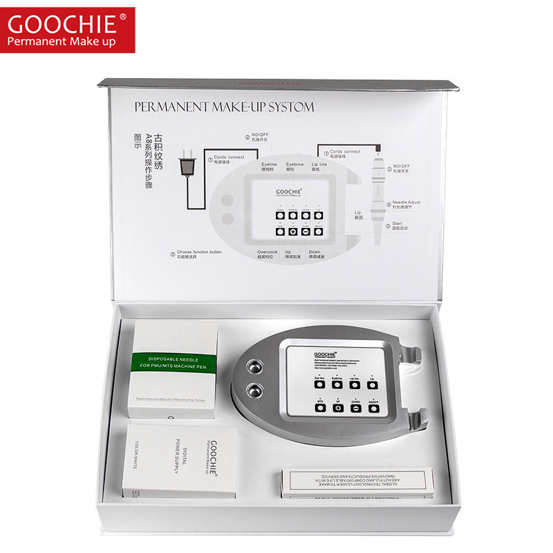 Goochie Digital and Rotary Permanent Makeup Tattoo Machine Kit (A8 Model)