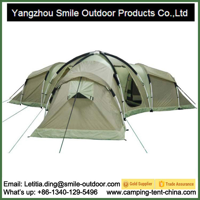 Best 1 Hall 3 Room Camping Large Family Tent