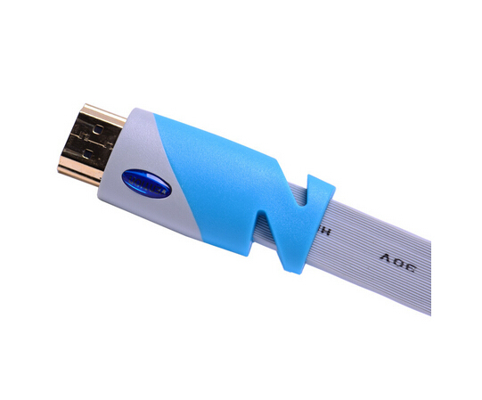 Wholesale High Speed Blue 2.0 1.4 Flat HDMI Cable Supplier