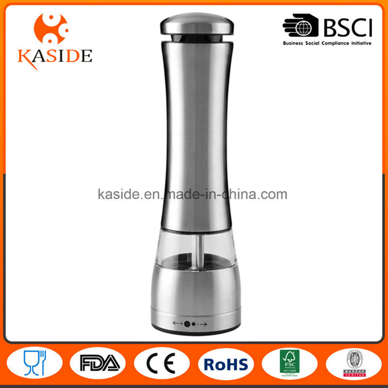 Amazon Best Seller Automatic Stainless Salt and Pepper Mill