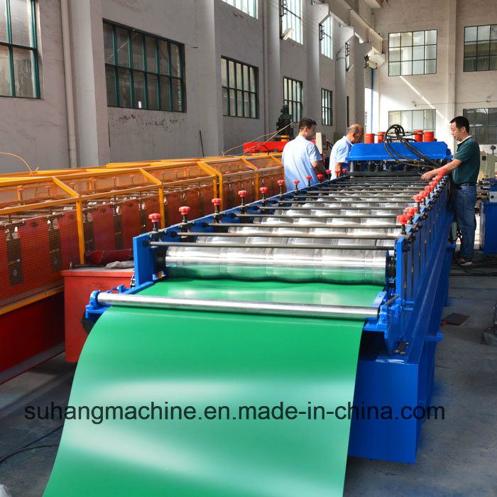 1100mm Glazed Step Tile Roofing Panel Forming Machine