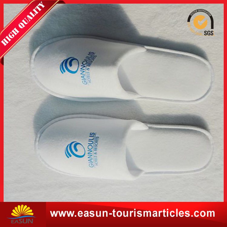 Best Price Custom Embroidery Logo Hotel Slippers