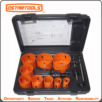 16PCS Bi Metal HSS Hole Saw Set Industry Tool Kit