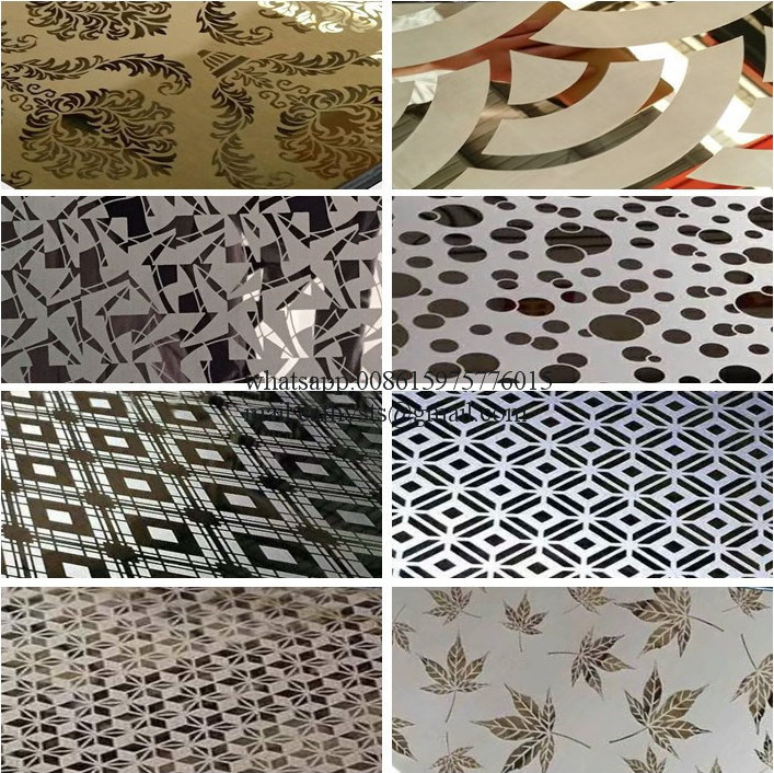 Top Selling SS304 316 201 Sheet Decorative Stainless Steel Plate for Wall Cladding