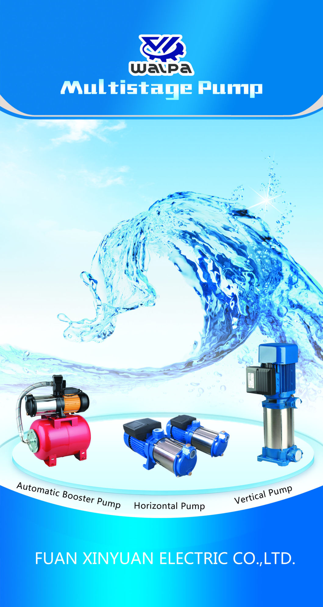 High Pressure Multistage Agricultural Irrigation Centrifugal Water Pump