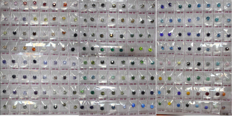 Beautiful Aquamarine Glass Heart Beads for Pendant Earring Ring Necklace Bracelet