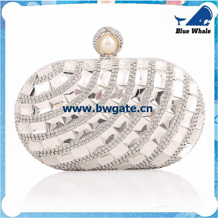 Bw1-074 Fawziya Luxury Clutches Egg Rhinestone Evening Clutch Bags