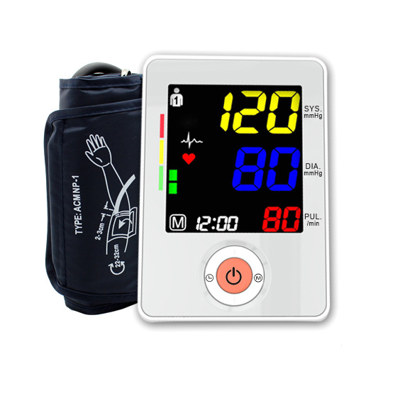 Automatic Digital Upper Arm Blood Pressure Monitor, Portable and Perfect for Home Use