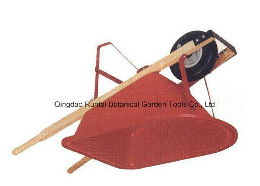 Garden Tools Wooden Handle Plastic Tray Wheel Barrow