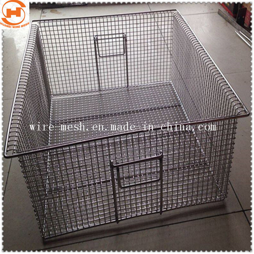 Stainless Steel Wire Basket for Picnic Grill and Dry Foods