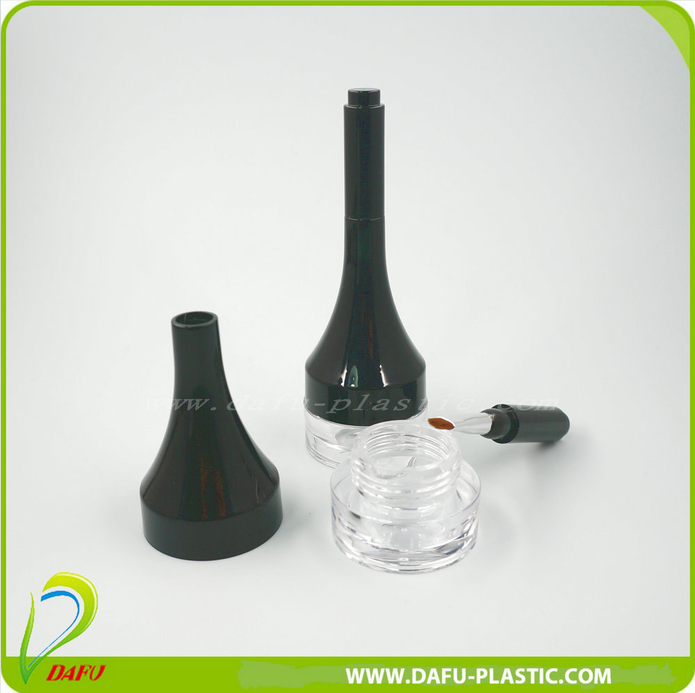 Cosmetic Packaging Plastics Eyeliner Containers with Brush