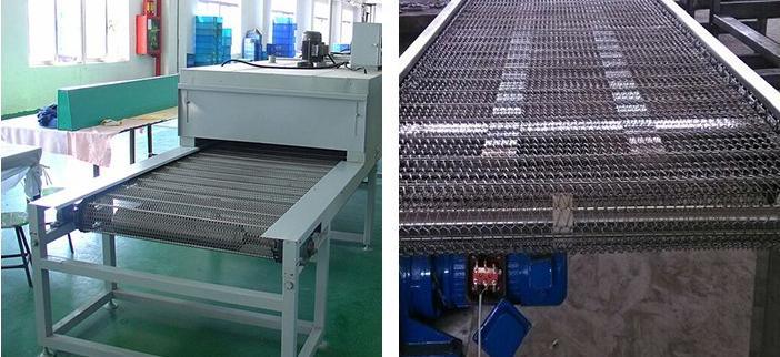 Spray Egg Wire Mesh Conveyor Belt