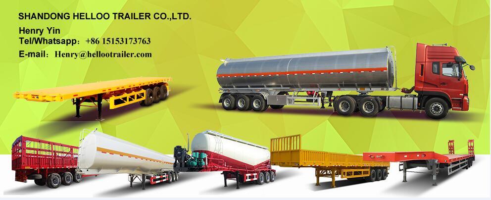 China Tri Axle 45000 Liters Oil Tank Semi Trailer