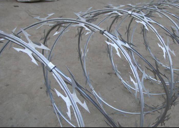 PVC Coated Concertina Razor Barbed Wire