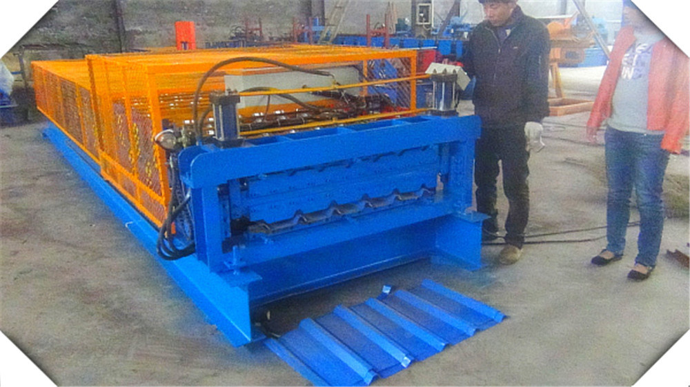 Roof Sheet and Deck Floor Double Layer Roll Forming Machine