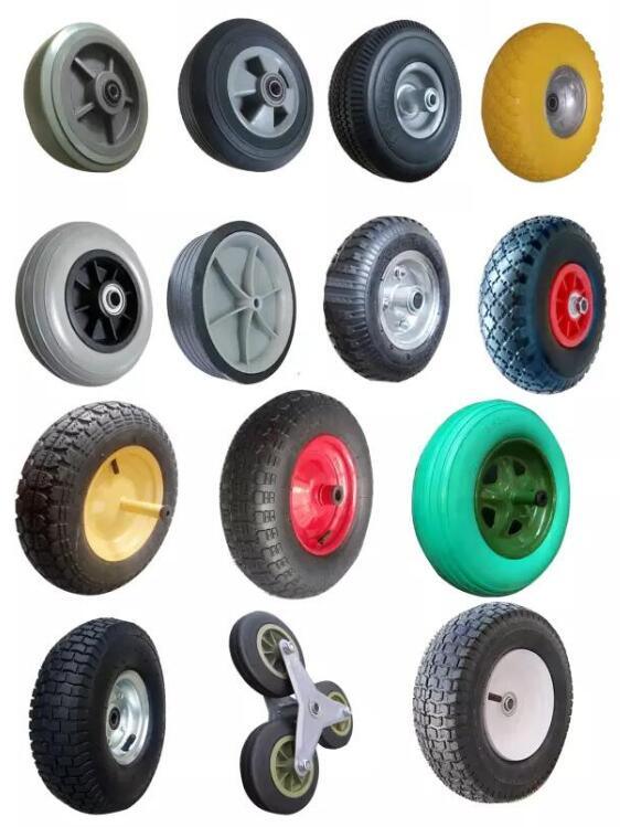 High Quality 13 Inch 4.00-6 Tyre Pneumatic Rubber Wheel