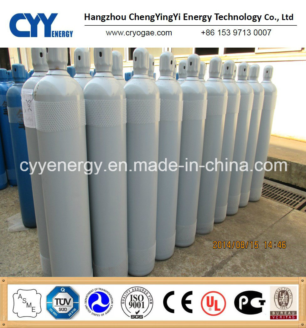 ISO9809-1 Standard 10L 20L 40L 47L 50L Stainless Steel Gas Cylinders with Industrial Gas Arogen Nitrogen