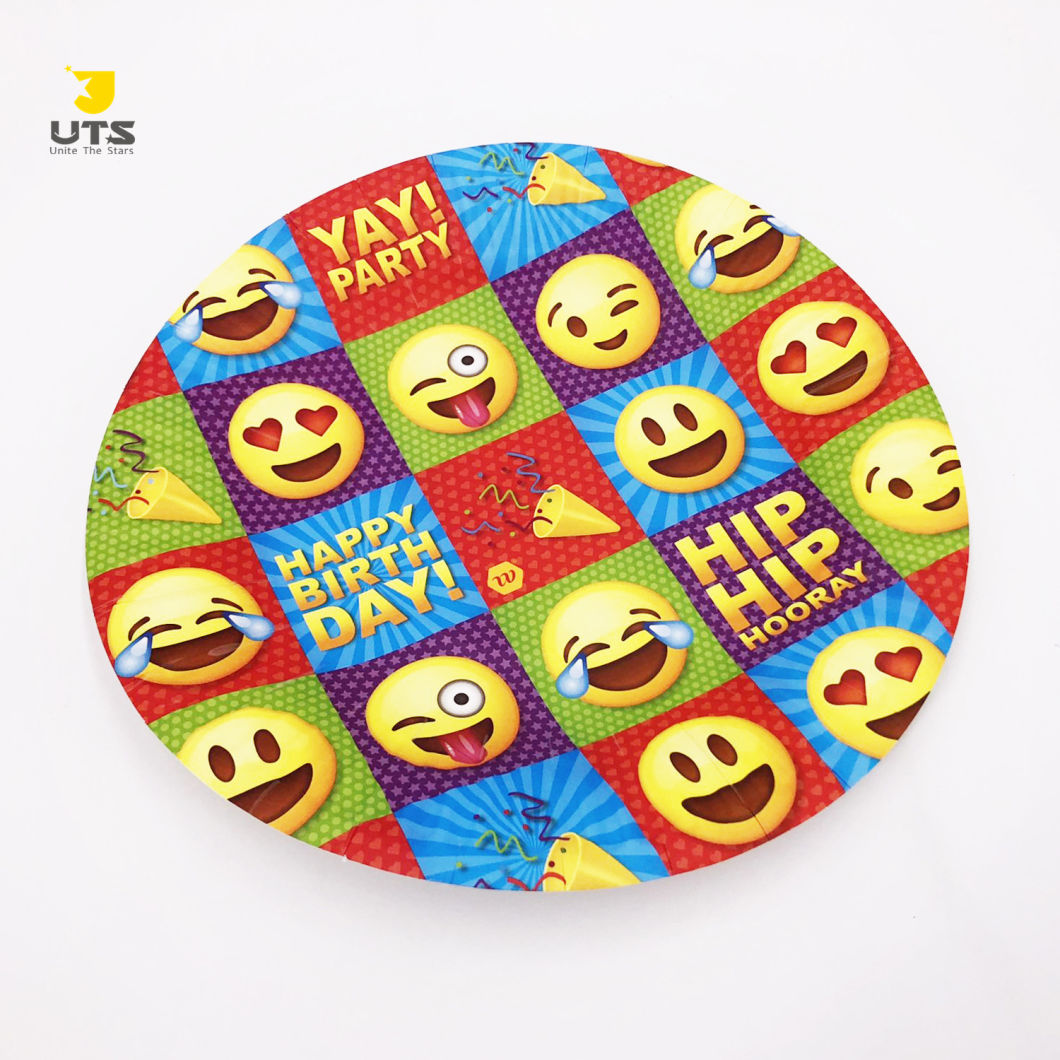 Custom Biodegradable Food Grade Paper Food Plates