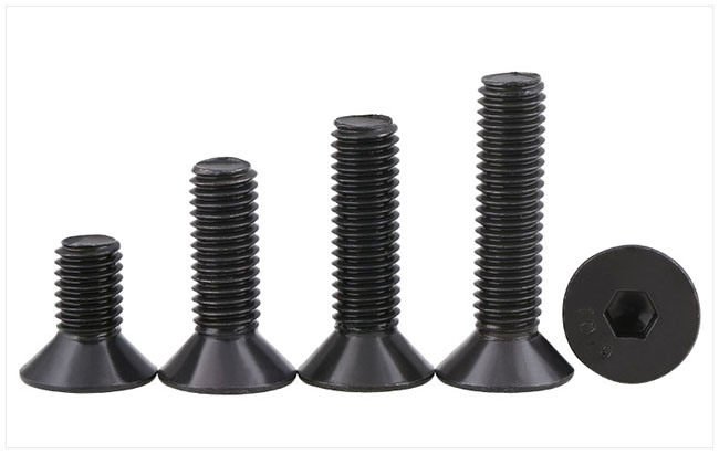 Black Oxide Grade 10.9 Csk Socket Cap Machine Screw