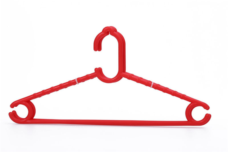 Red Color Plastic Baby Hangers Wholesale for Kids Clothes